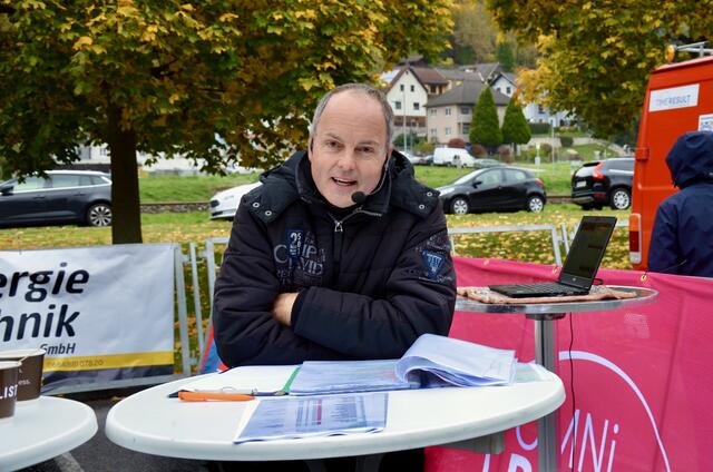 Moderiert wurde das Laufevent von Markus Scherz | Foto: Elisabeth Peinsipp