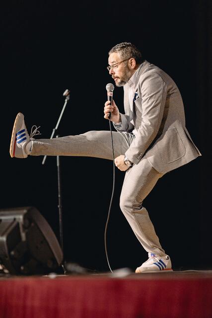 Gabriel Castañeda auf der Bühne | Foto: Franz Preschern
