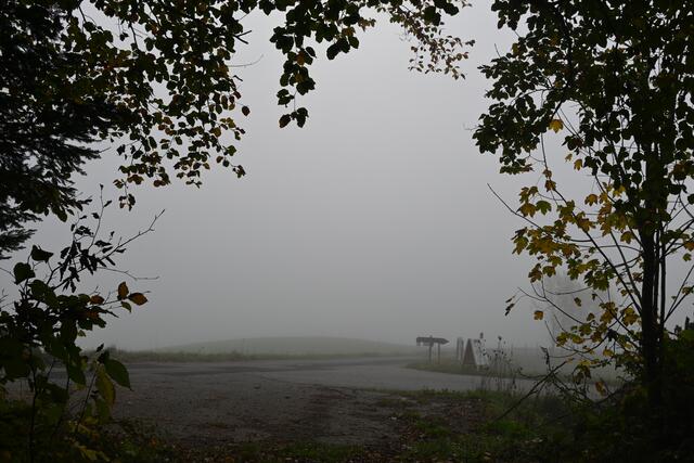Nebel, keine Aussicht