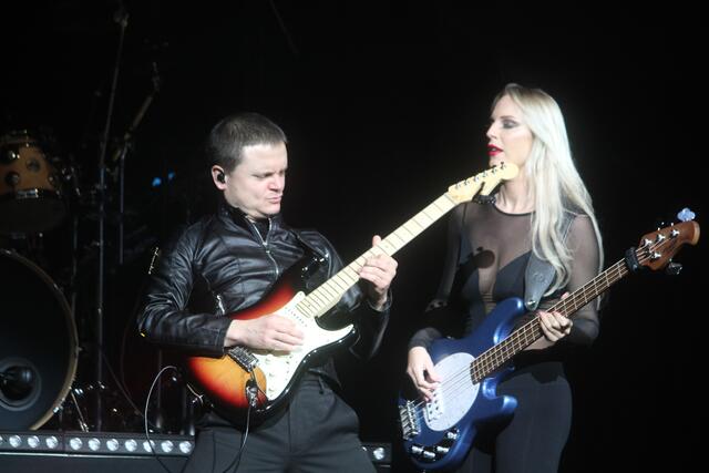 Die Musikerinnen und Musiker gaben beim Konzert ihr Bestes. | Foto: MeinBezirk/Hofmüller