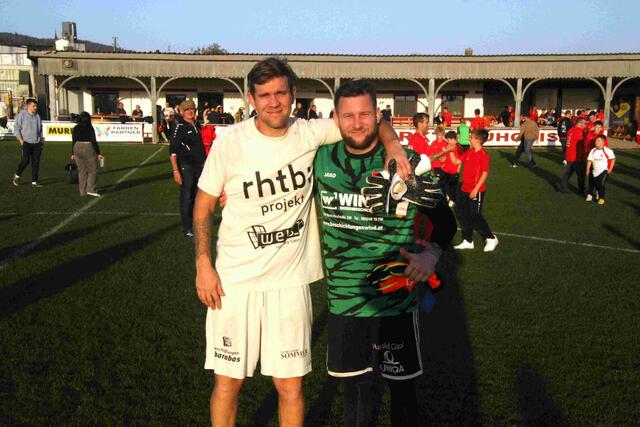 die beiden Goalies Christoph Palank und Milan Baliko - zeigten beide ein gutes Spiel.