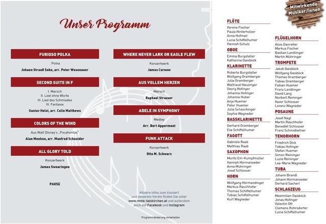 Foto: Marktmusikkapelle Taiskirchen