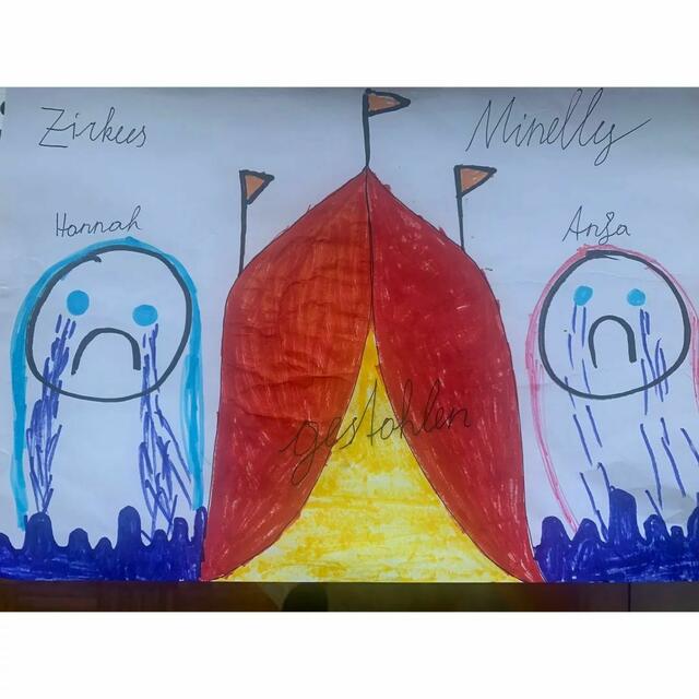 Solche Zeichnungen sind bei Zirkusdirektor Hannes Pagger bereits eingetrudelt. | Foto: Pagger