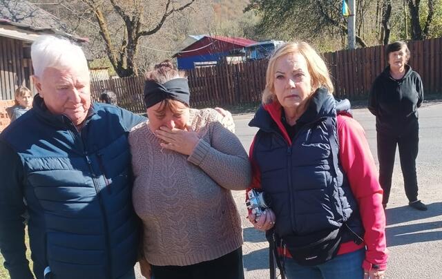 Emotionale Momente in Königsfeld in der Westukraine. | Foto: Haider 