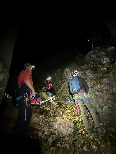 Bergretter im Einsatz. | Foto: ÖBRD NÖ/W