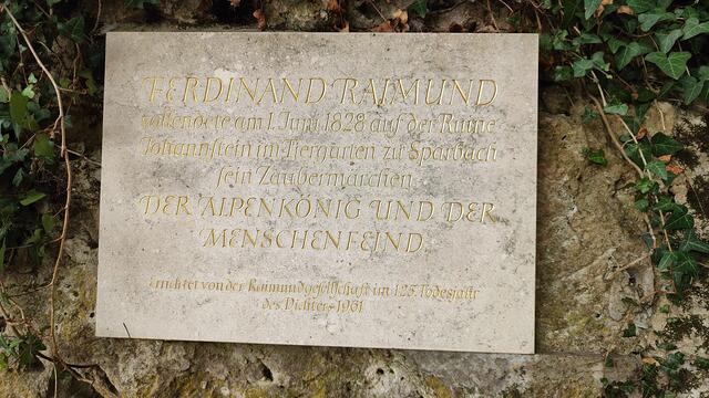 Ferdinand Raimund soll hier kreativ gewesen sein...
 | Foto: I.Wozonig