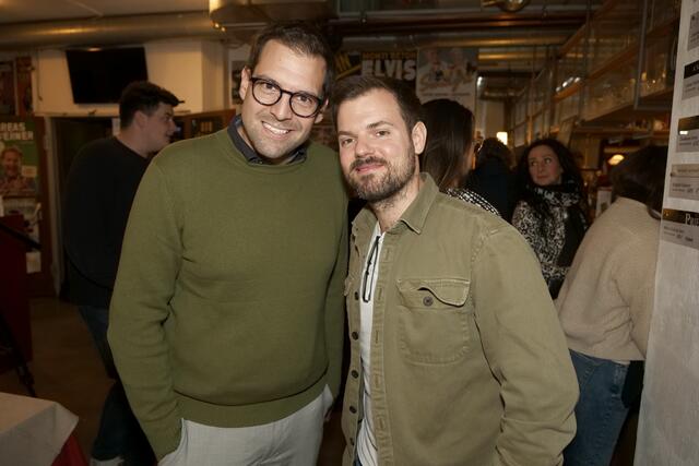 Das Kabarett-Duo "Flo &amp; Wisch" ließ sich Ferners Spektakel auch nicht entgehen.  | Foto: Maximilian Spitzauer/MeinBezirk