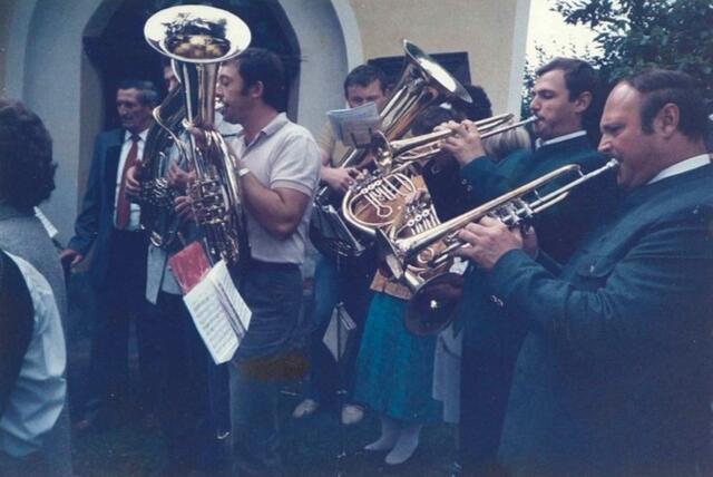 1986: Josef Ferk sen. (r.) auf der Trompete | Foto: MV