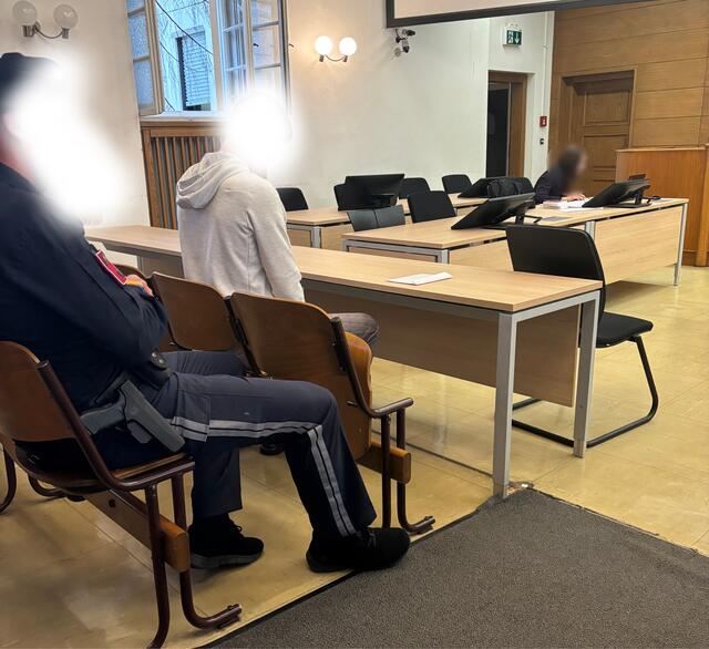 Der Zweitangeklagte vor Gericht. | Foto: MeinBezirk.at