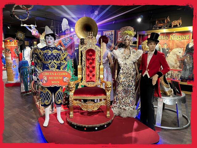 Das "Circus- und Clownmuseum Wien" in der Leopoldstadt bietet eine umfangreiche Dauer-Ausstellung ein. | Foto: Gabriele Czeiner