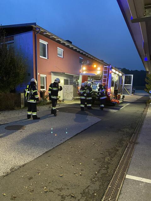 Die Freiwillige Feuerwehr Heiligenkreuz am Waasen traf sich zu einer großen Übung in der ÖWG Wohnanlage in Heiligenkreuz am Waasen. | Foto: ÖWG Wohnbau