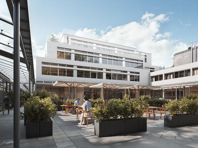 Ein modernes "Mixed-Use-Quartier der Zukunft" soll das Ekazent werden.  | Foto: United Climate, Urheber: SQR Studio