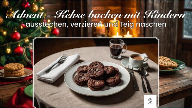 Ein Teller mit frisch gebackenen Schokoladenkeksen – unwiderstehlich schokoladig und perfekt für die Weihnachtszeit. | Foto: Leonardo