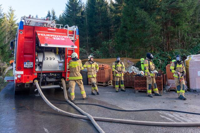 Dachstuhlbrand in Lungötz. | Foto: FF Annaberg-Lungötz