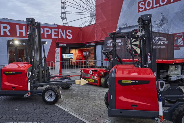 Palfingers neuer Mitnahmestapler. Präsentiert auf der IAA-Transportation 2024. | Foto: Palfinger