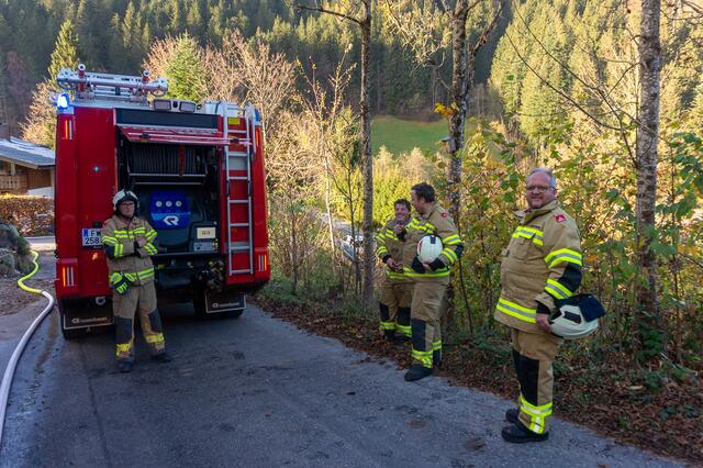 Dachstuhlbrand in Lungötz. | Foto: FF Annaberg-Lungötz