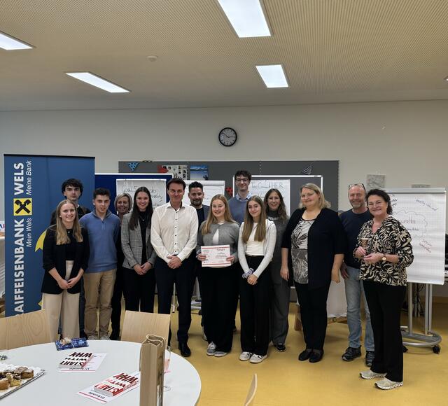 Das weibliche Team aus der HAK in Wels konnte mit ihrer innovativen Idee und dem dazu ausgearbeiteten Businessplan bei einer externen Jury punkten und sich für die Austrian Skills in Wien qualifizieren. | Foto: HAK Wels