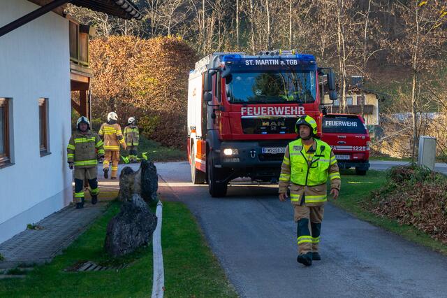 Dachstuhlbrand in Lungötz. | Foto: FF Annaberg-Lungötz