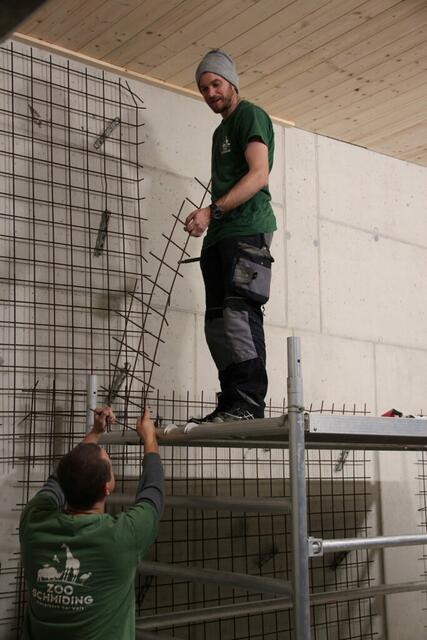 Das Bau-Team des Zoos Schmiding habe sich ordentlich ins Zeug gelegt, um den Halbaffen auch eine artgerechte und angenehme Behausung zu schaffen. | Foto: ZooSchmiding/Peter Sterns