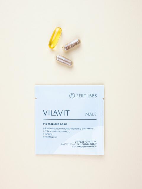 Bei rund 40 Prozent der Fälle von unerfüllten Kinderwünschen ist der Mann die Ursache, weshalb eine Vilavit-Präperat auch extra für Männer entwickelt wurde. | Foto: Fertilabs