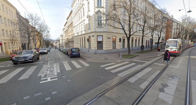In den frühen Morgenstunden des Donnerstags, 31. Oktober, kam es hier zu einem schweren Verkehrsunfall im 14. Bezirk. (Archiv) | Foto: Screenshot Google Maps