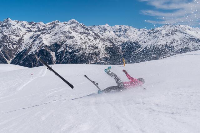 Im Skigebiet Mölltaler Gletscher kam es zu einer Skikollision. (Symbolfoto) | Foto: stock.adobe.com/at/ Jan