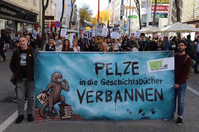 Die "Rebellion der Tiere" wird in der Wiener Innenstadt unterwegs sein. | Foto: VGT.at