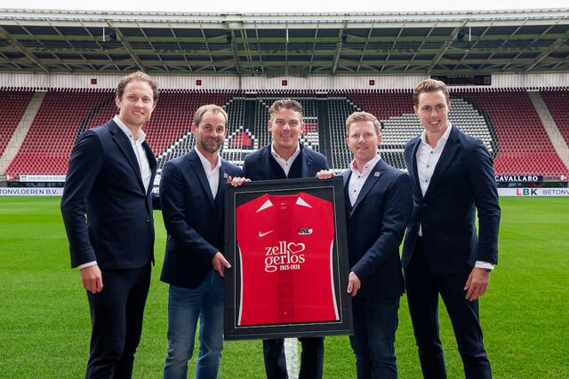 Tom Prium (AZ), Michael Staudacher (Zell-Gerlos), Michael Koster (AZ), Christian Daum (Zell-Gerlos), Sidney Filmer (AZ)

  | Foto:  AZ Alkmaar, Ed van de Pol