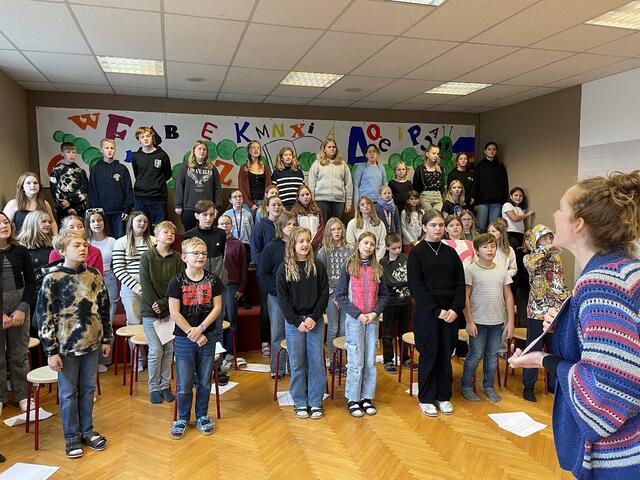 Die Musikschüler*innen studierten neue Musikstücke ein. | Foto: WMMS