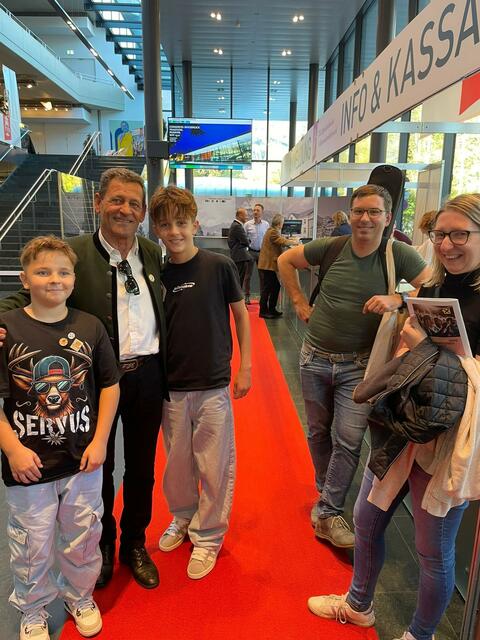 Mit der Familie und Andreas Amreich in Innsbruck | Foto: Musikschule Voitsberg