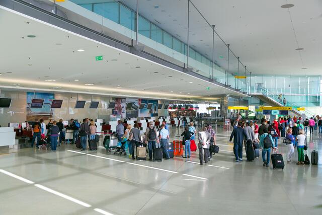 Am Graz Airport rechnet man heuer mit etwa 820.000 Passagieren. | Foto: Oliver Wolf