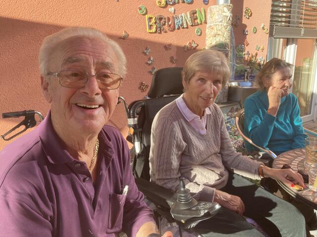 Die Glücklichen Sepp Fröhlich mit seiner Julia