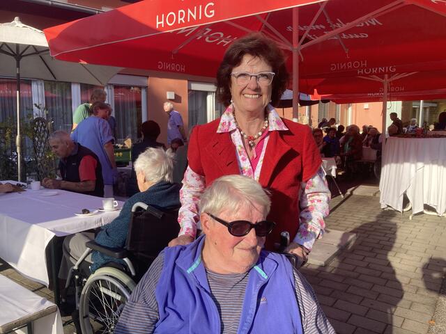 Roswitha Toplak immer ganz vorne sehr hilfsbereit