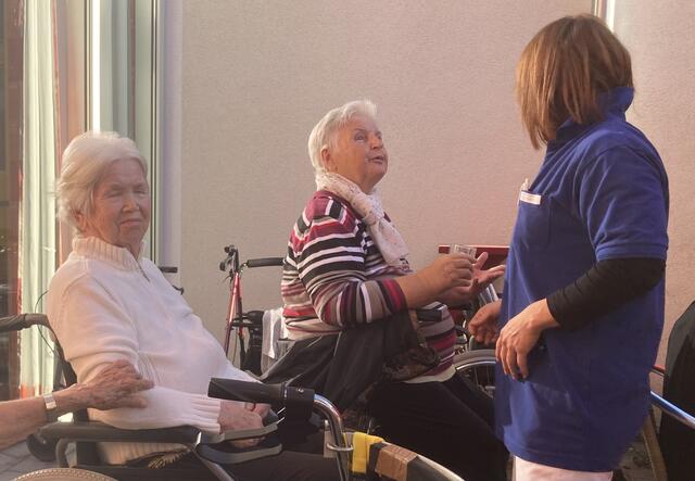 Es wurde viel geplaudert 