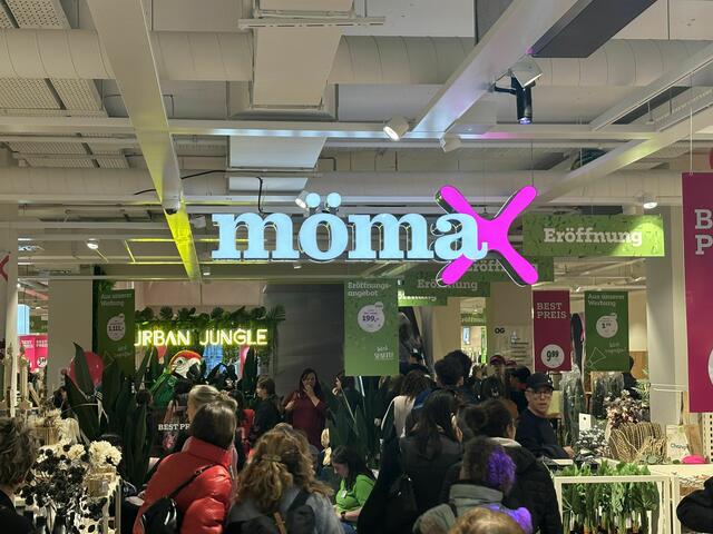 Die neue Mömax-Filiale in der Mariahilfer Straße hat seit Mittwoch geöffnet. | Foto: Nathanael Peterlini/MeinBezirk