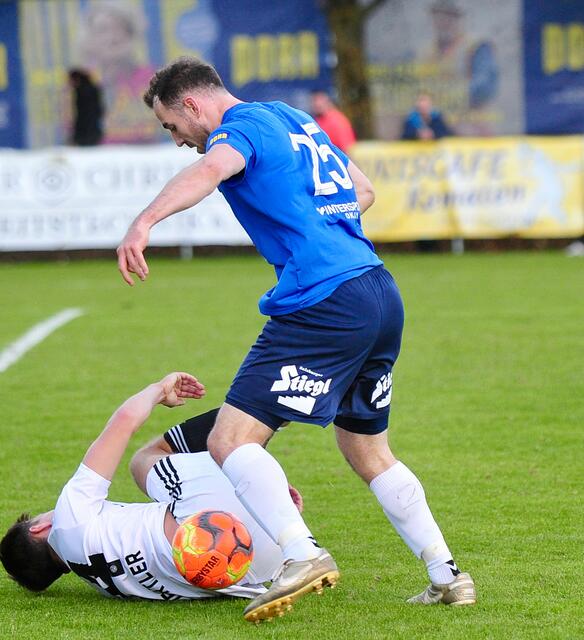 Matteo Peternell und die Blues brachten den FC Wacker trotz Teilerfolgen nicht zu Fall. | Foto: Hassl