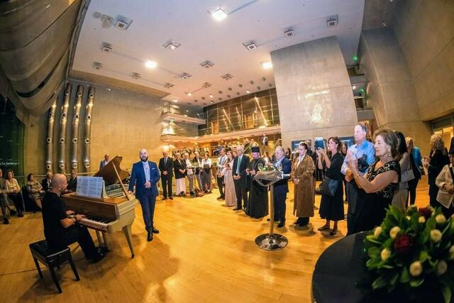 Schubert-Lieder, vorgetragen durch den Tenor Nikolaos Charalampous Konstantinou, begleitet am Klavier von Nikolaos Zafranas | Foto: Österreichisches Honorarkonsulat Thessaloniki