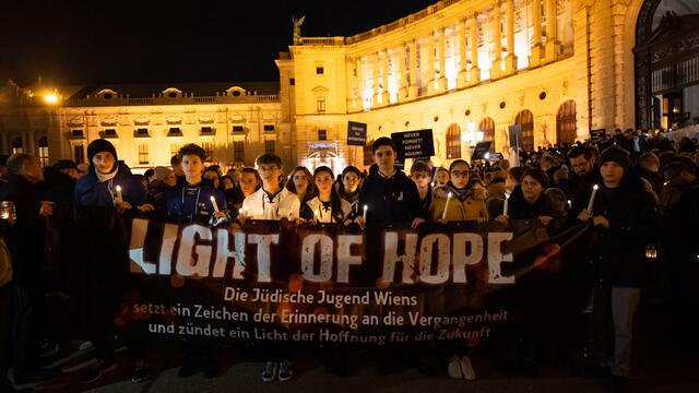 Am 7. November 2024 findet der "Light of Hope"-Marsch im Gedenken an die Novemberpogrome statt. | Foto: IKG/Schmidl