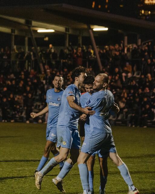 Großer Jubel nach dem Ausgleich zum 3:3 in der 91. Minute! | Foto: Hermann Auer