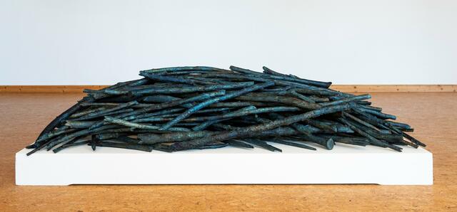 Auf wenig Platz entstanden beeindruckende Werke. | Foto: Heidi Zenz