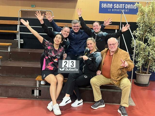 Starke Teamleistung – Froschberg siegte beim französischen Spitzenteam Saint Denis mit 3:2. | Foto: M. Pilik