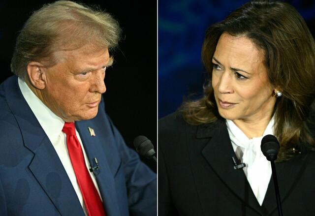 Kamala Harris oder Donald Trump? Am 5. November wird in den USA gewählt, doch das Ergebnis der Wahl betrifft nicht nur die Vereinigten Staaten, sondern auch in gewisser Weise das weit entfernte Burgenland.  | Foto: SAUL LOEB / AFP / picturedesk.com 