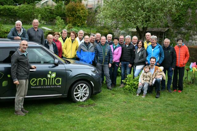 Beliebter Fahrtendienst emilia in der Stadtgemeinde Scheibbs: Zurzeit sind 26 ehrenamtliche Fahrer mit Elektrofahrzeugen im Einsatz. | Foto: Verein emilia