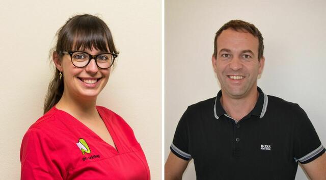 Nina Strutz ist seit 2019 als Zahnärztin in St. Stefan tätig und Gert Ambrositsch betreut seit 12 Jahren Patienten in Wolfsberg. | Foto: Peta Griffling, MeinBezirk.at