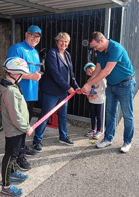 Feierliche Eröffnung der ersten Radservice-Station in Leonding. | Foto: JCUV