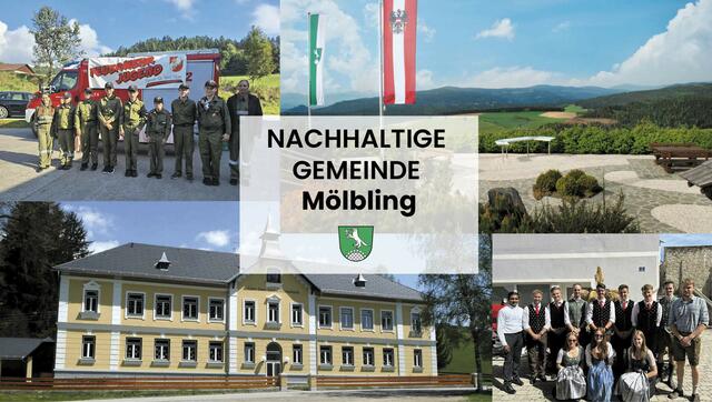 Die Gemeinde Mölbling steht im Mittelpunkt dieses Gemeindereports. | Foto: FF Meiselding / Gemeinde Mölbling (2) / LJ Meiselding