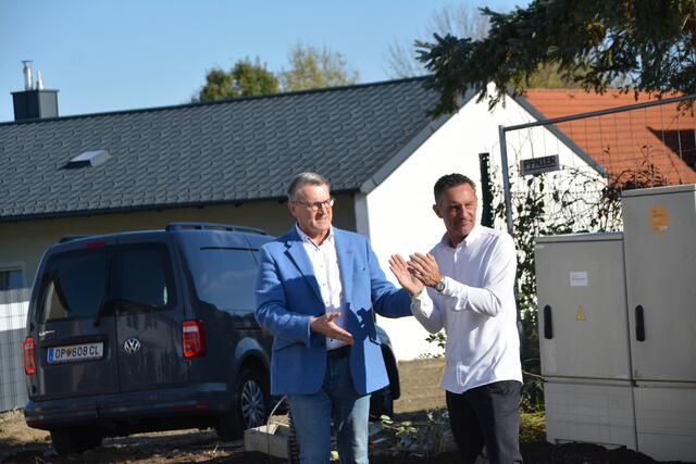 Alfred Kollar (OSG Obmann) und der Bürgermeister von Deutschkreutz, Andreas Kacsits. | Foto: Rosenberger