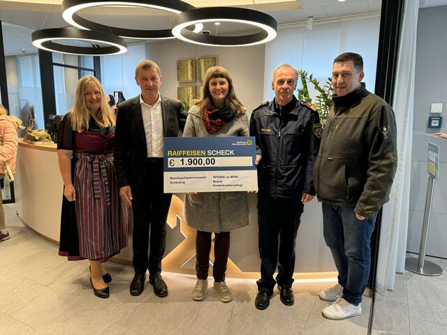 V. l.: Karin Wallerstorfer-Rögl, Matthias Breidt, Petra Koller,  Matthias Osterkorn und Stefan Schneebauer. | Foto: Osterkorn