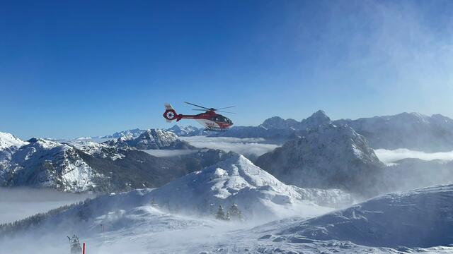 Die EC135 von Airbus leistete viele Jahre gute Arbeit am Nassfeld | Foto: ARA Flugrettung ©