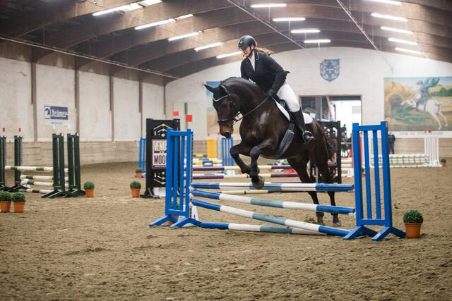 Springbewerb: Jaqueline Eger auf Jack Slooper | Foto: Marie Maximiuk/PPSV